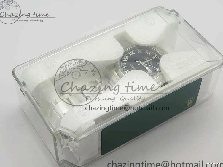 DateJust SS 36mm Best 904L SA3135 Bracelet 116200 Roman Dial SS On ARF Black Oyster 1:1 Edition 0322